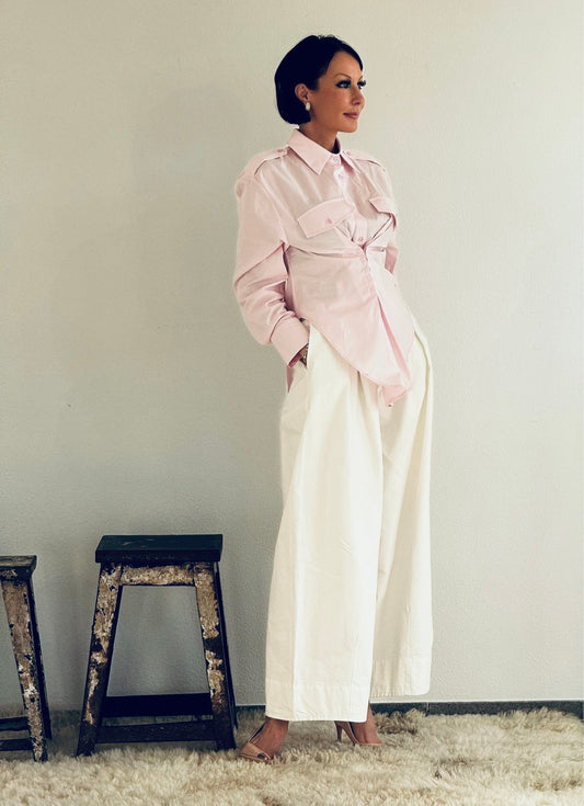 Blouse Winona corset pink