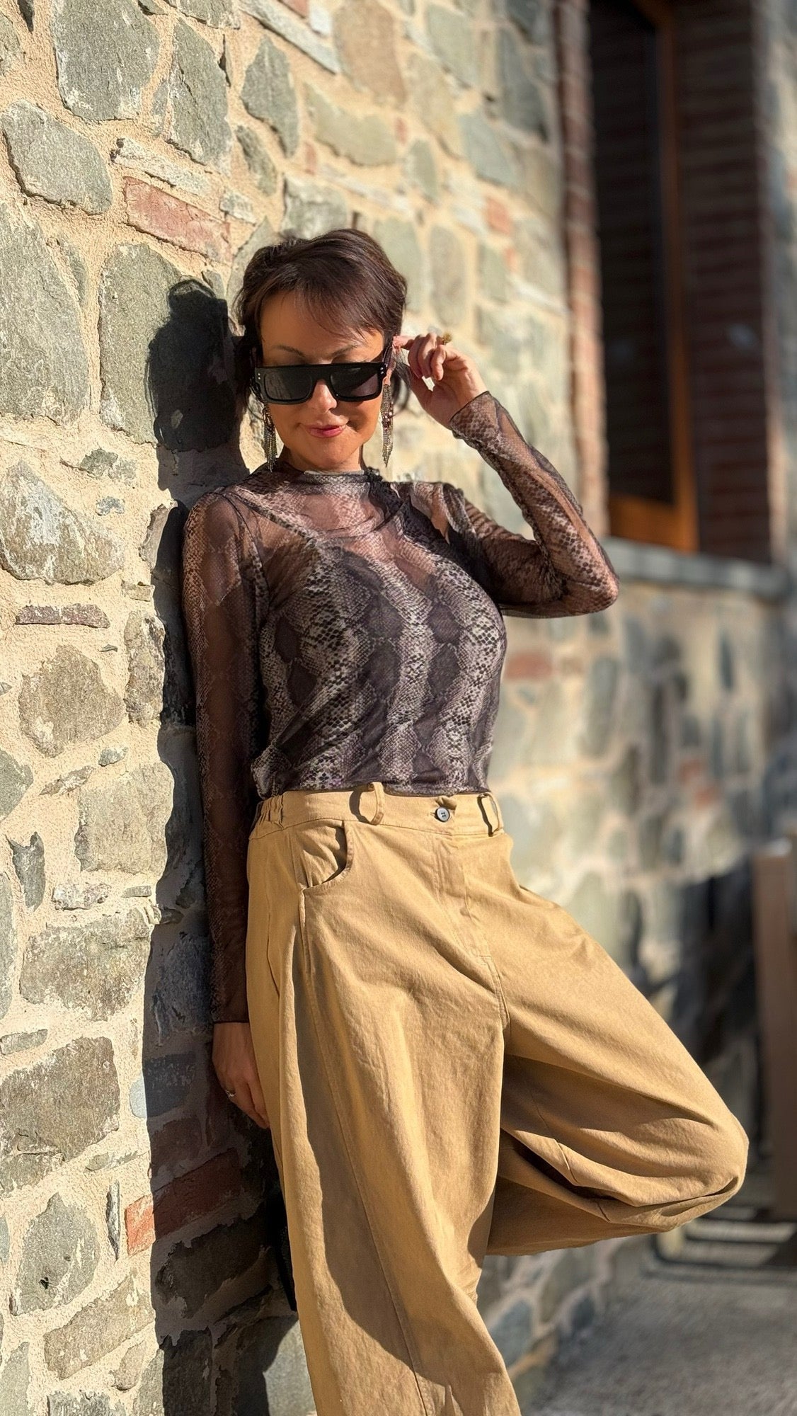 Pants Celia camel