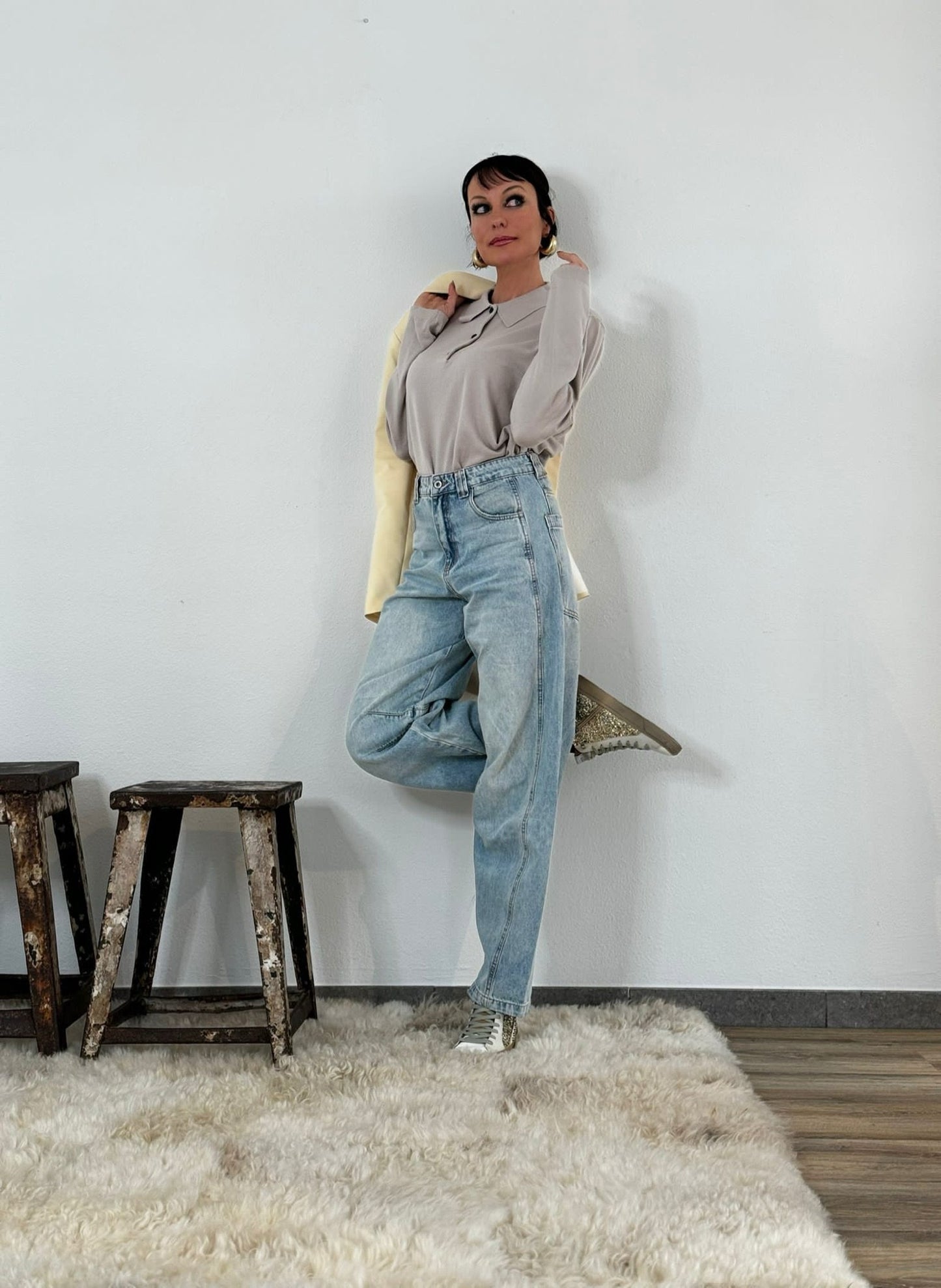 Shirt Polo April grey