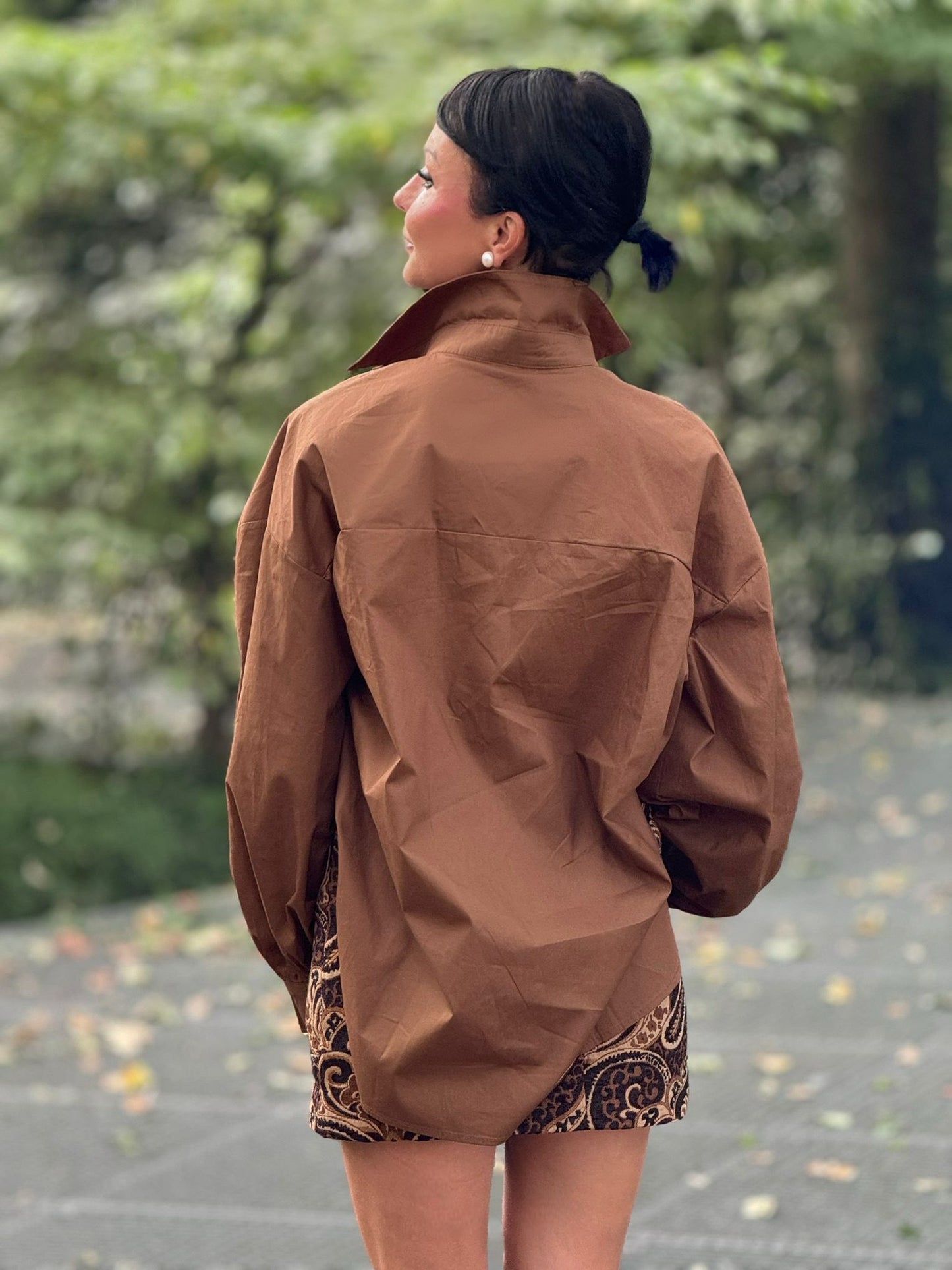 Blouse Scarlett choco