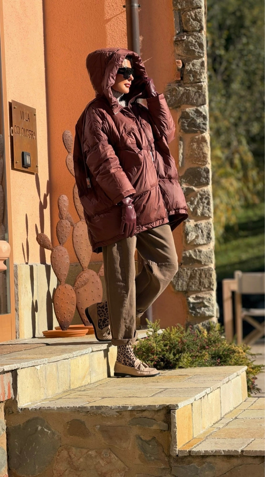 Coat duck choco