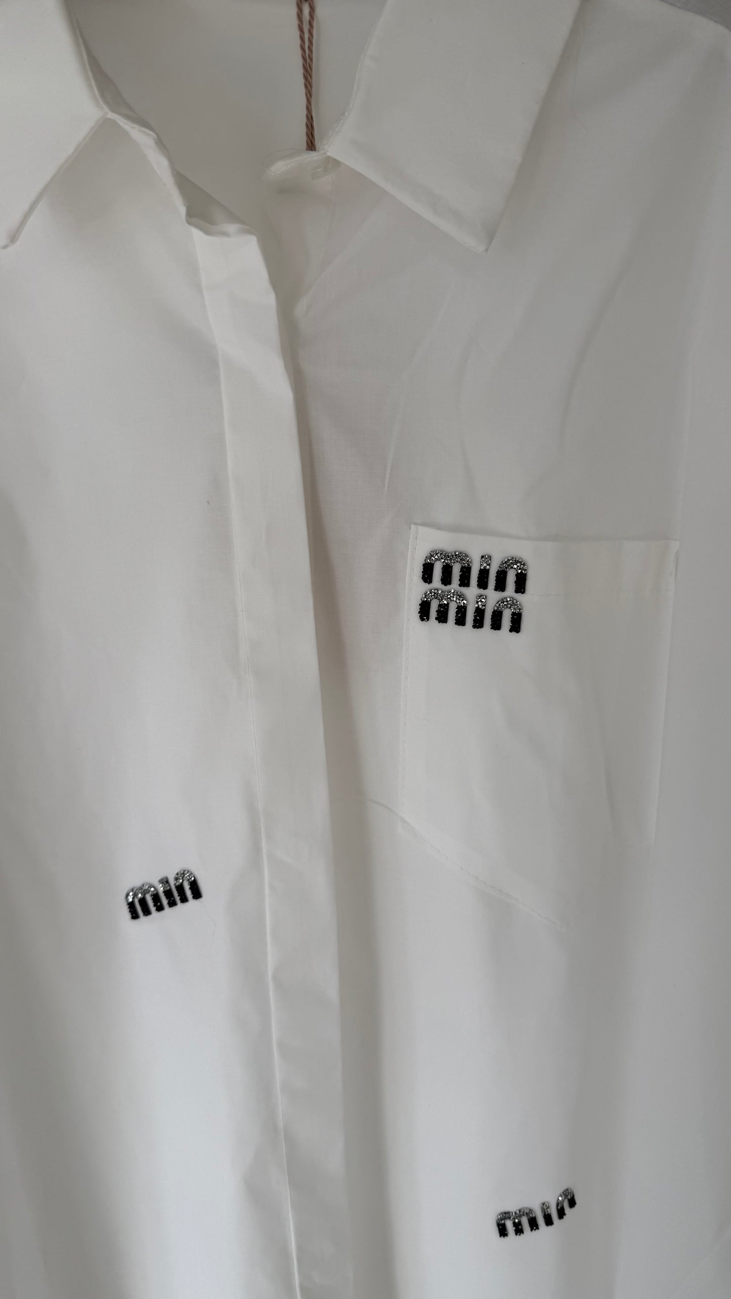 Blouse cotton Min white