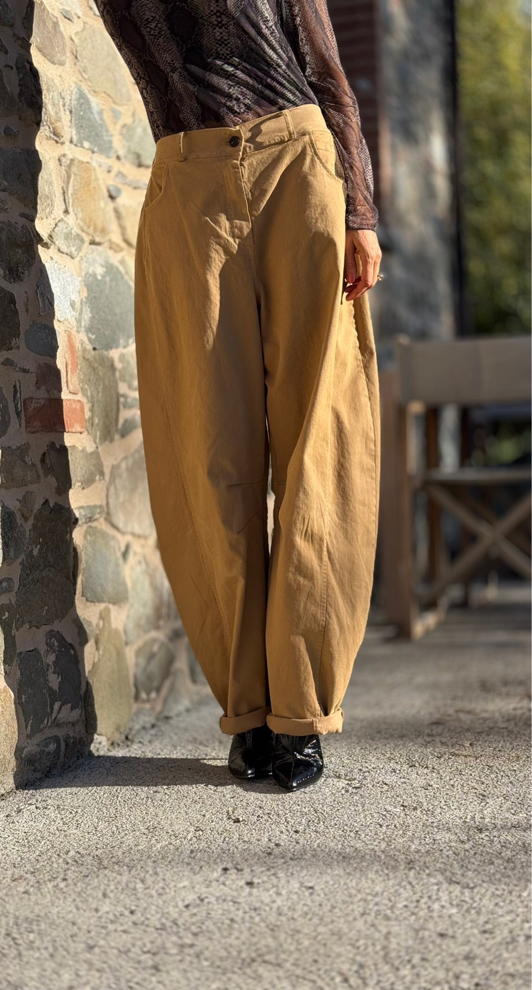 Pants Celia camel