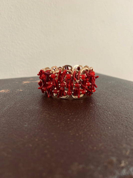 Bracelet Ruby red