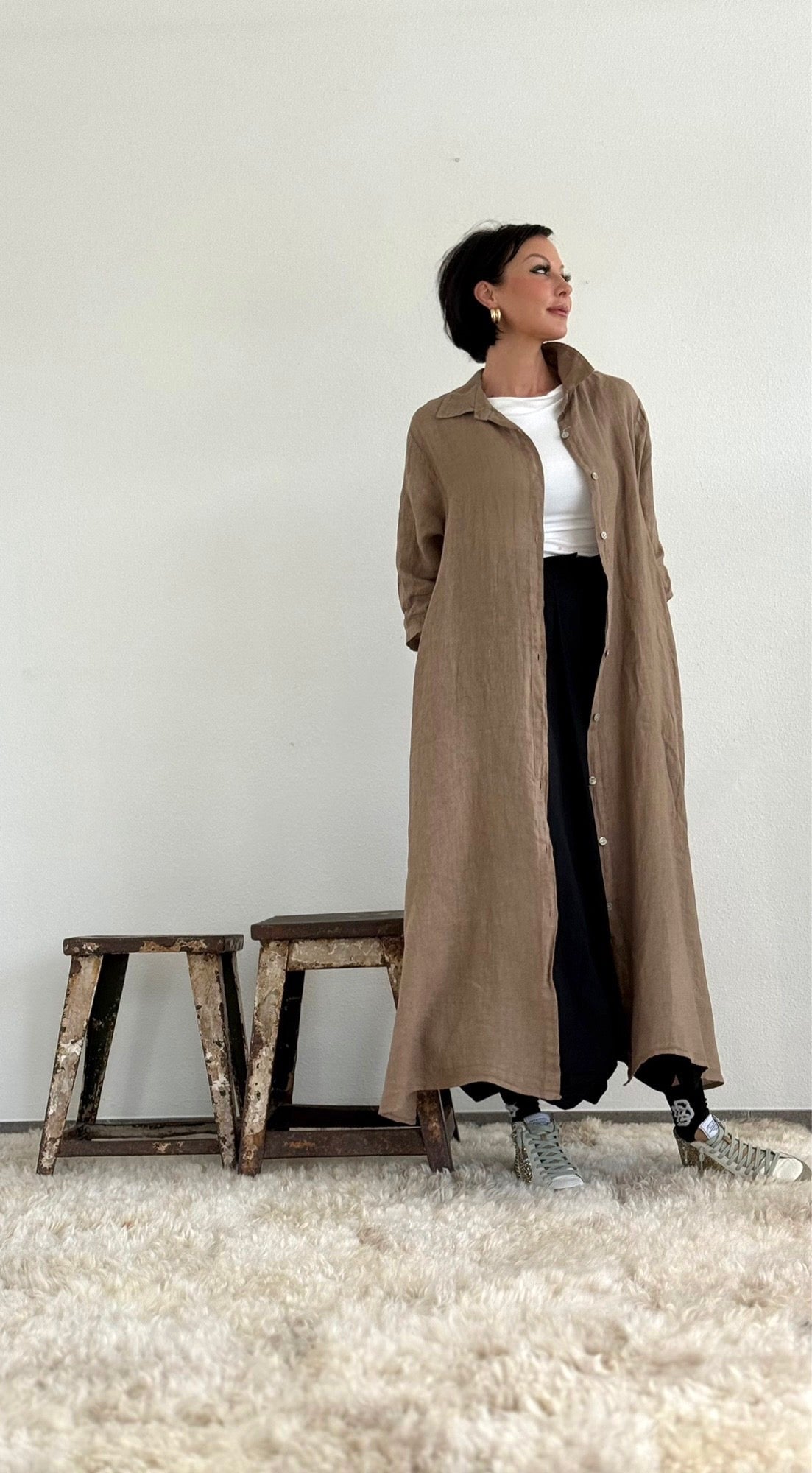 Robe/chemisier Ina camel