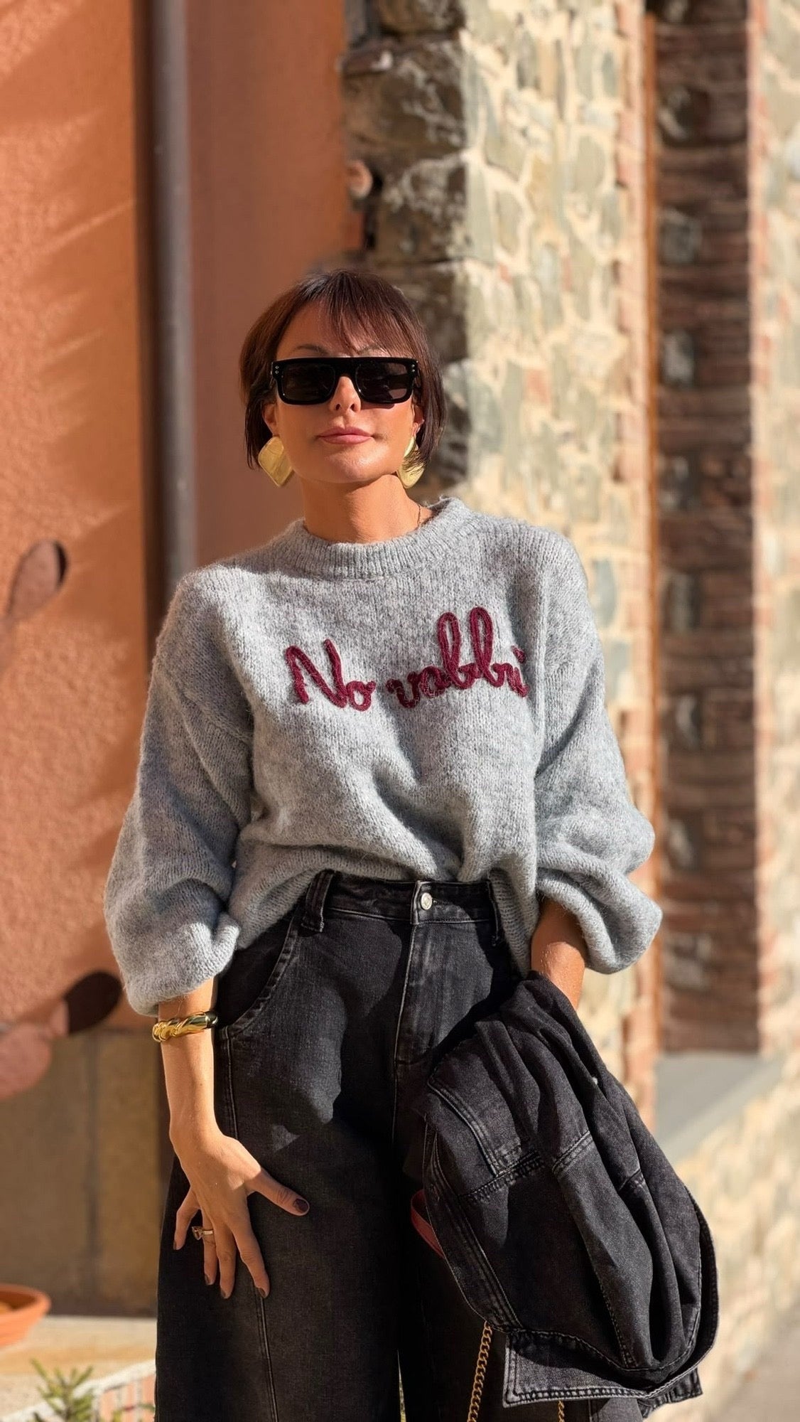 Pull no vabbé grey