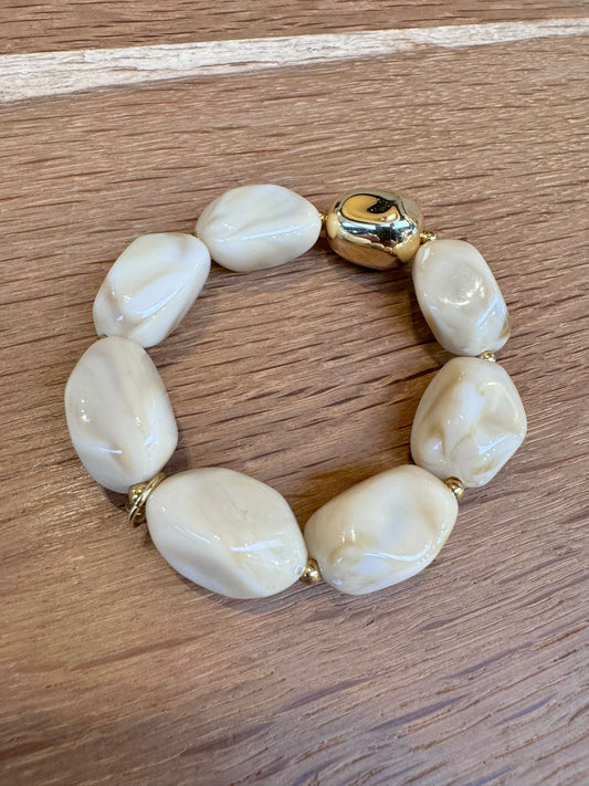 Bracelet olive cream