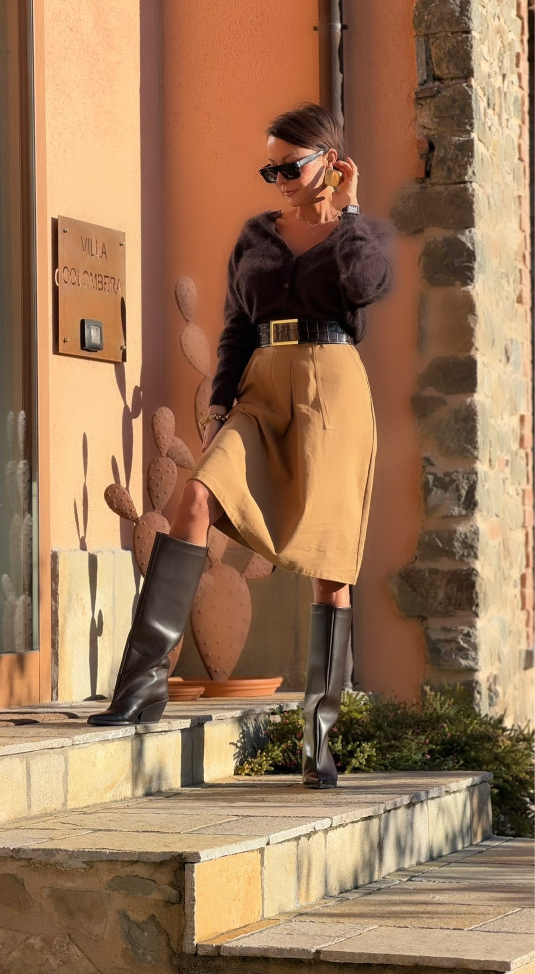 Skirt Mila camel