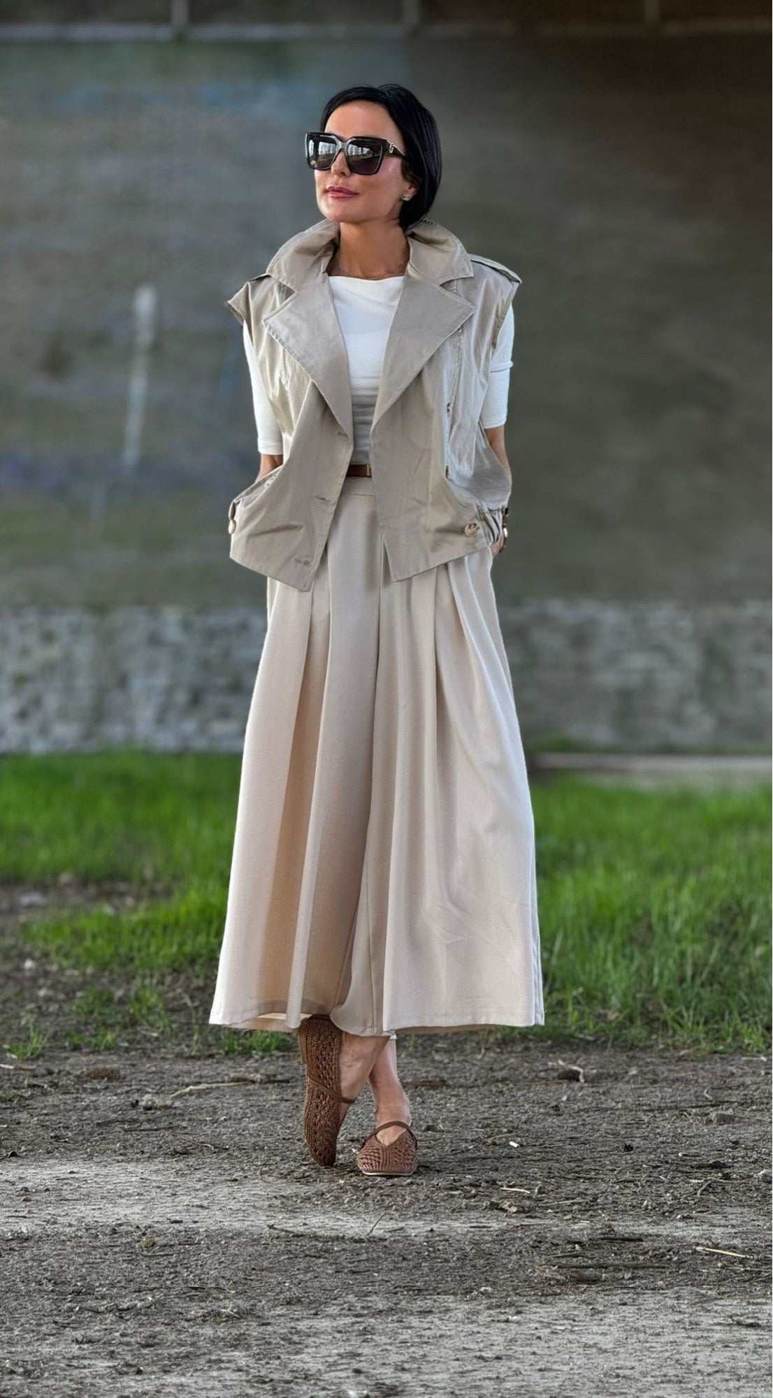 Pantalon Billie sable