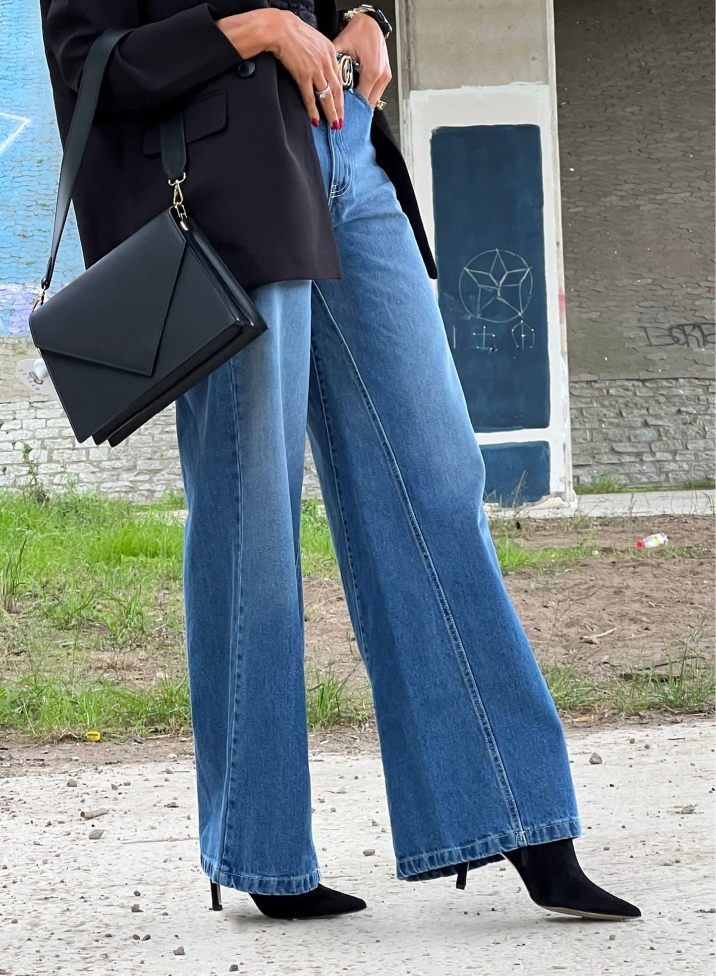 Sac enveloppe cuir