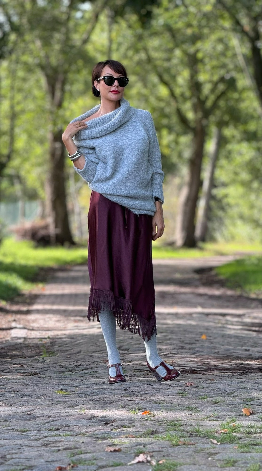 Dress pull Carlotta grey