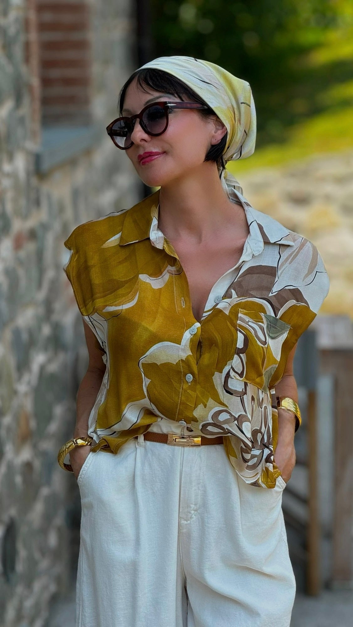 Blouse Bo printed