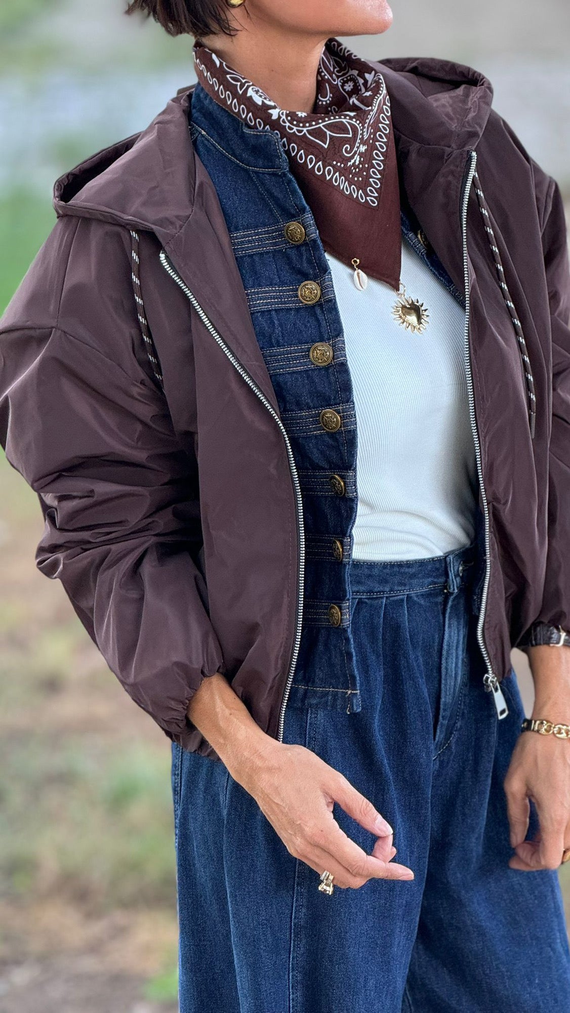 Jacket Cara choco