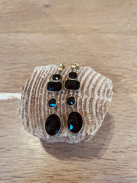 Earrings Rachel black