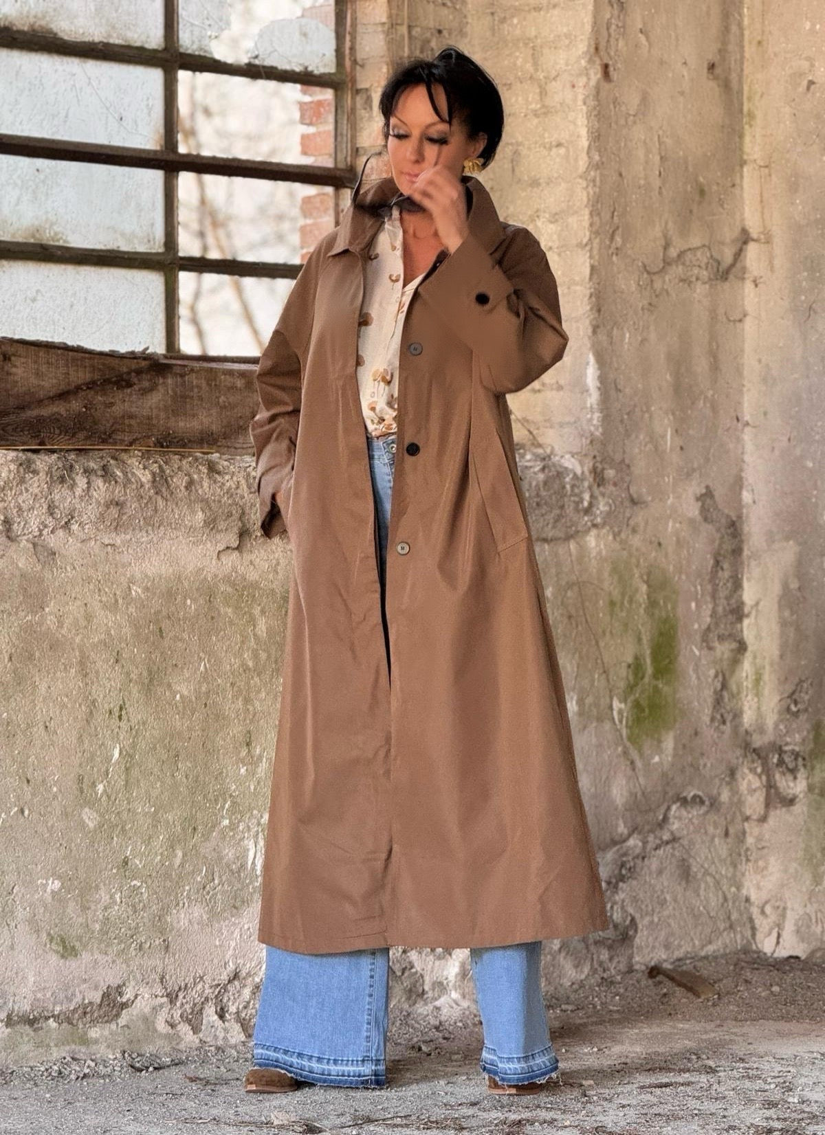 Trench Kuma camel long