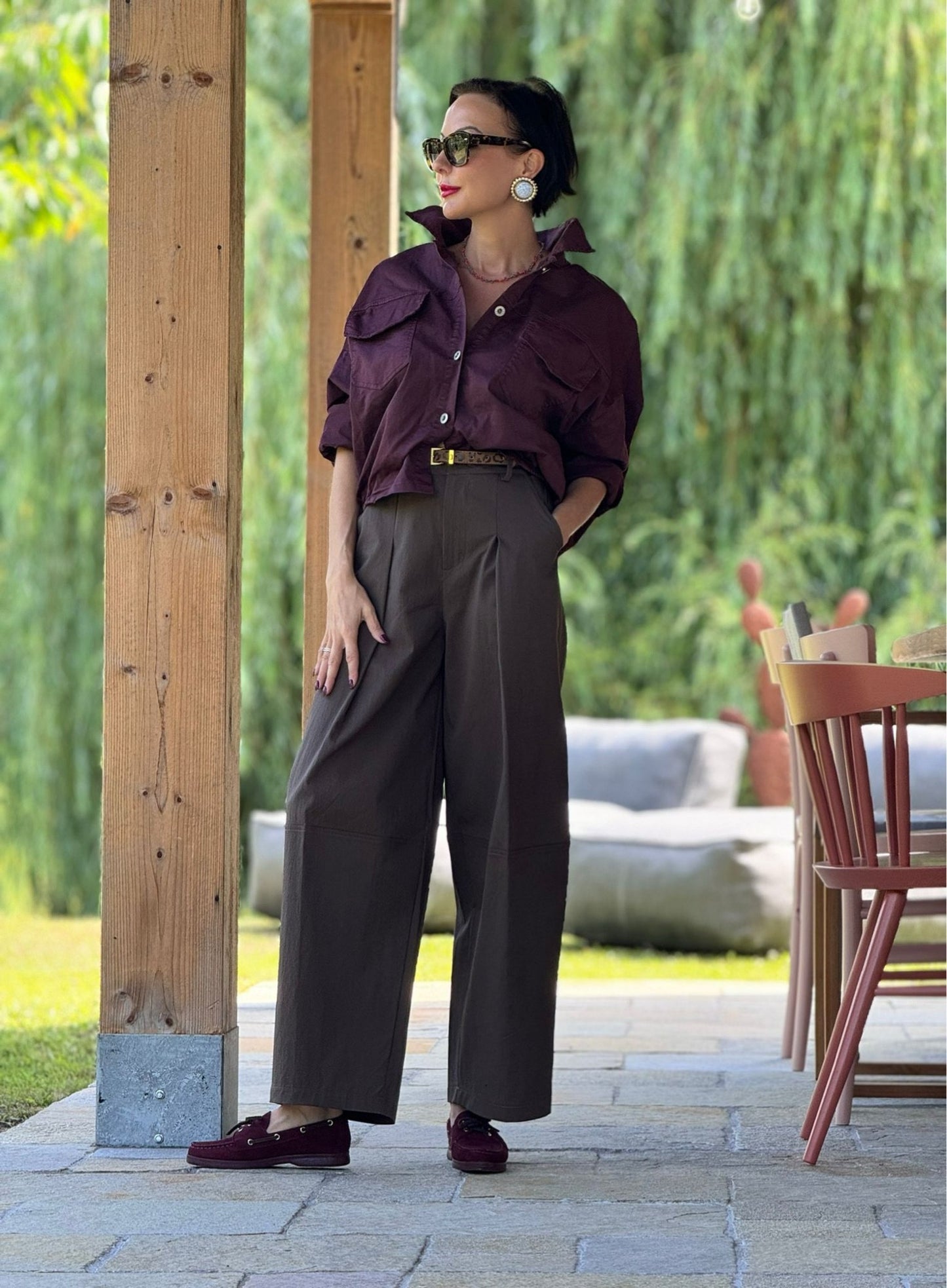 Jacket Forest burgundy