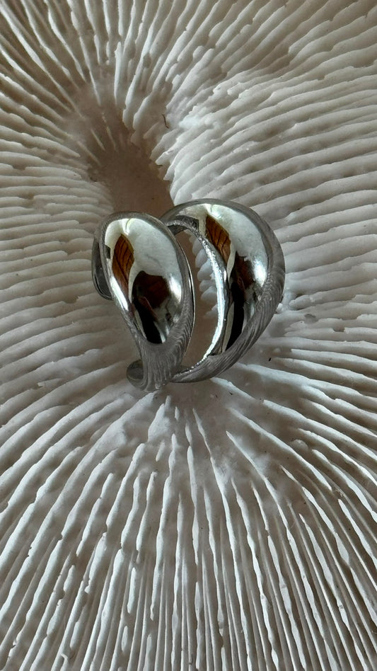 Ring double silver