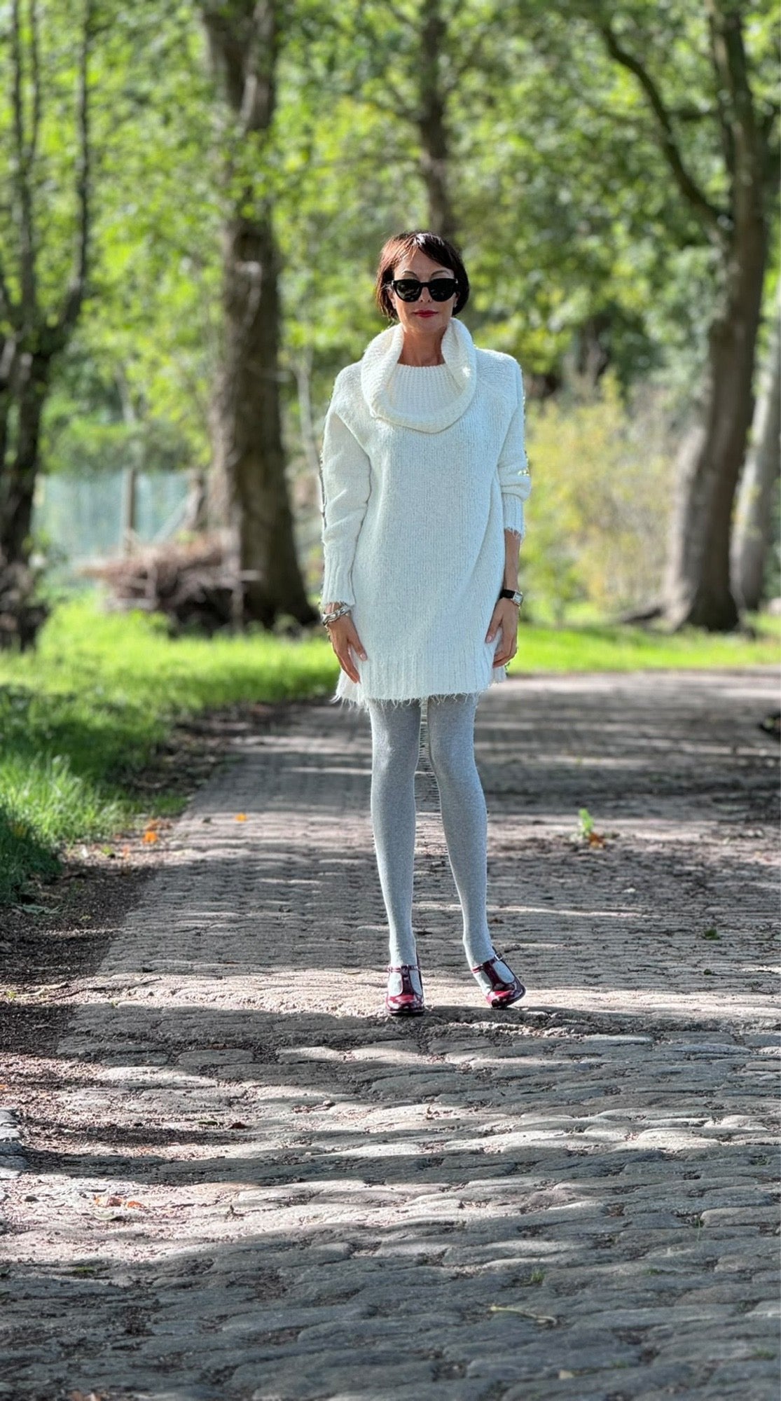 Dress pull Carlotta cream