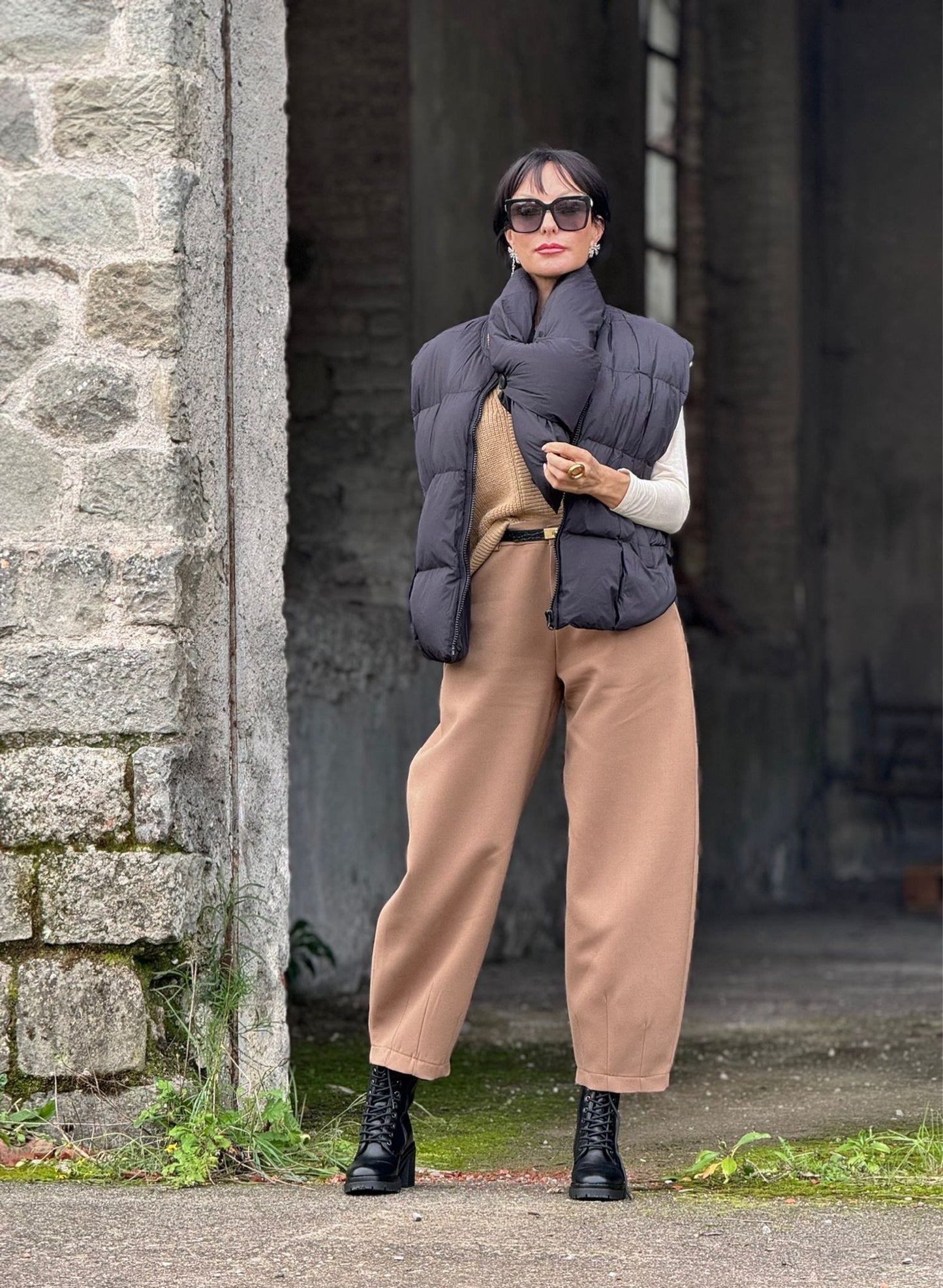 Puffer + scarf Rachel