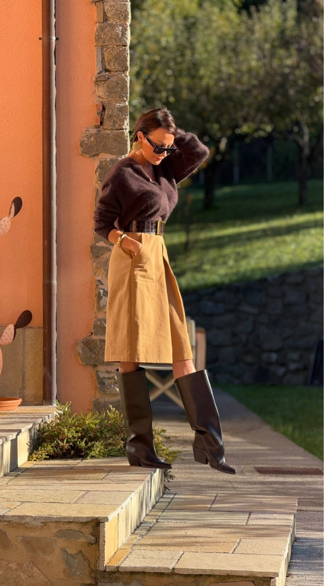 Skirt Mila camel