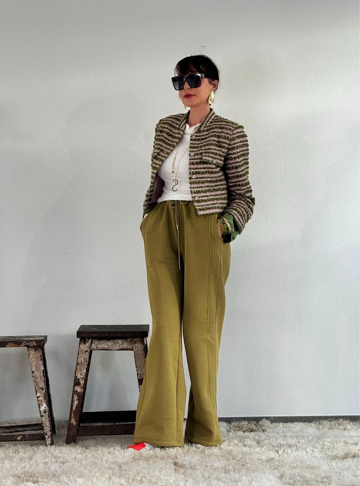 Pants Winona track verde