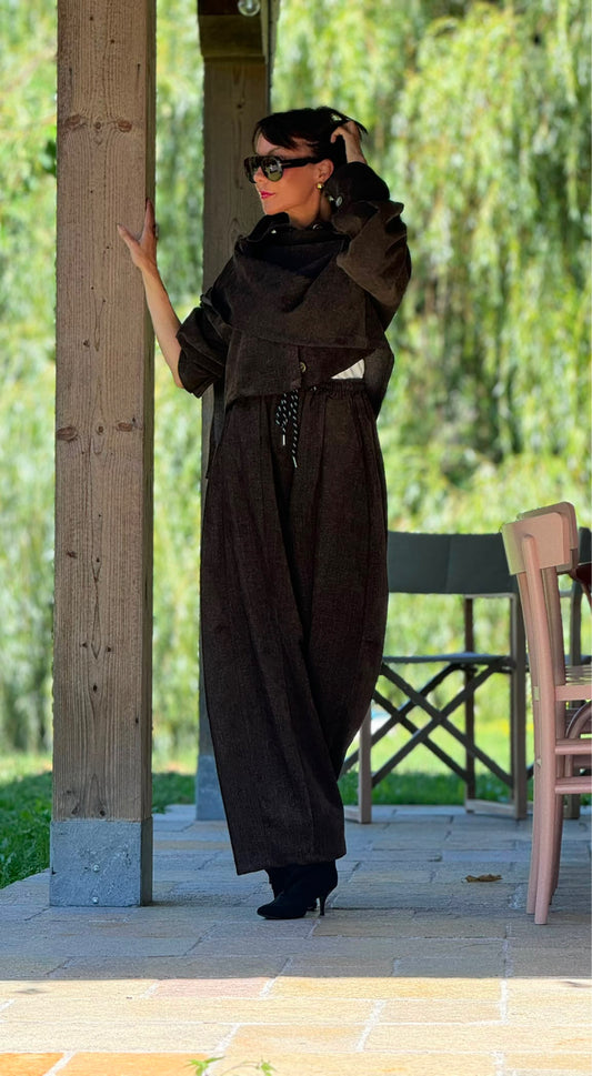 Pants style Esteban choco