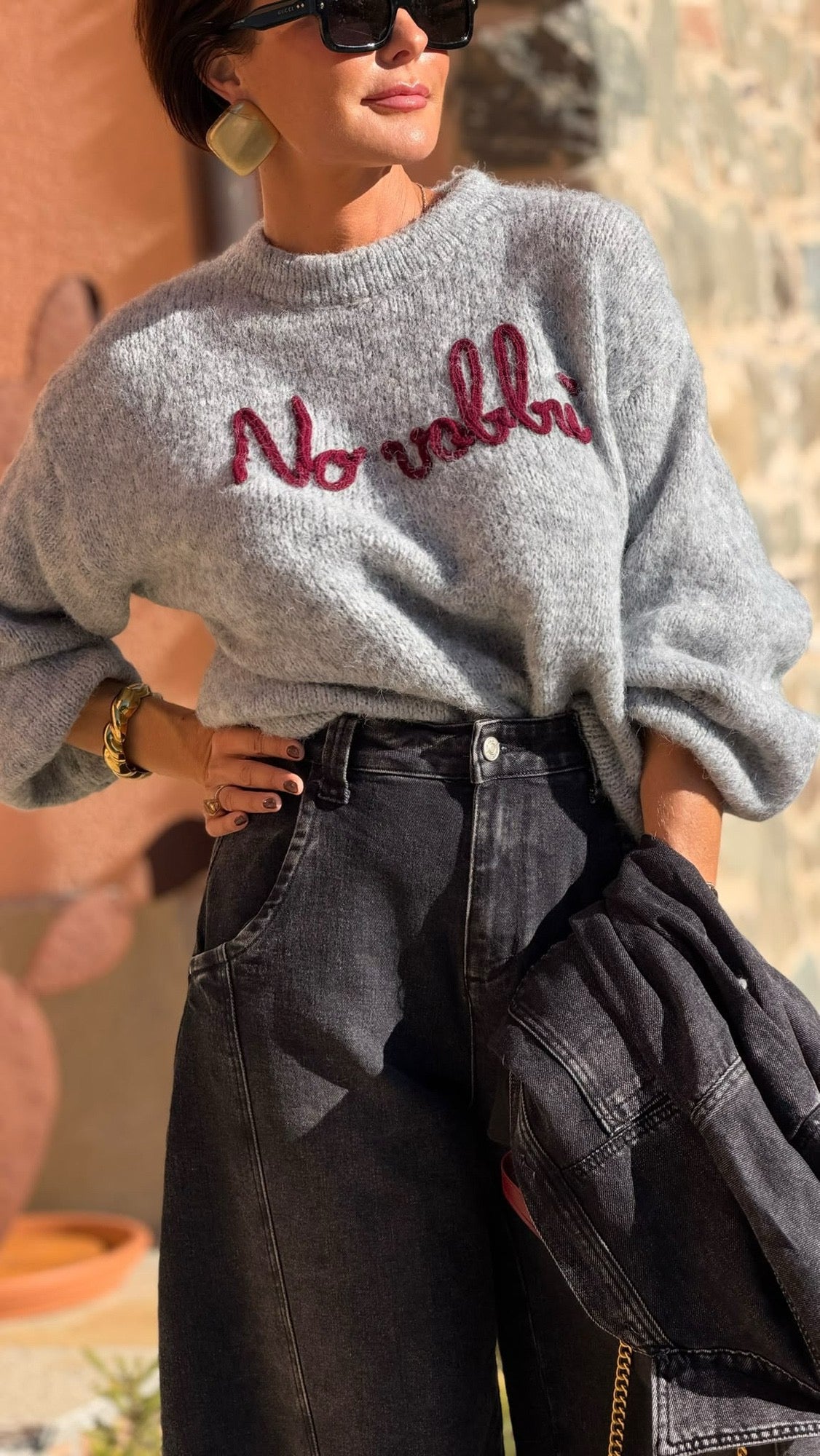 Pull no vabbé grey