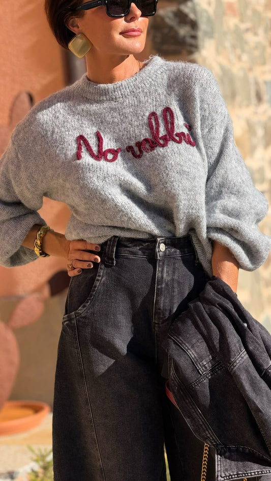 Pull no vabbé grey