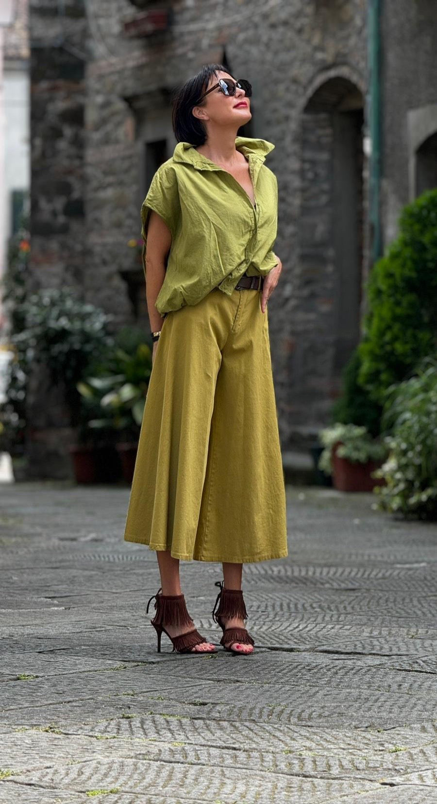 Blouse Poppy poison green