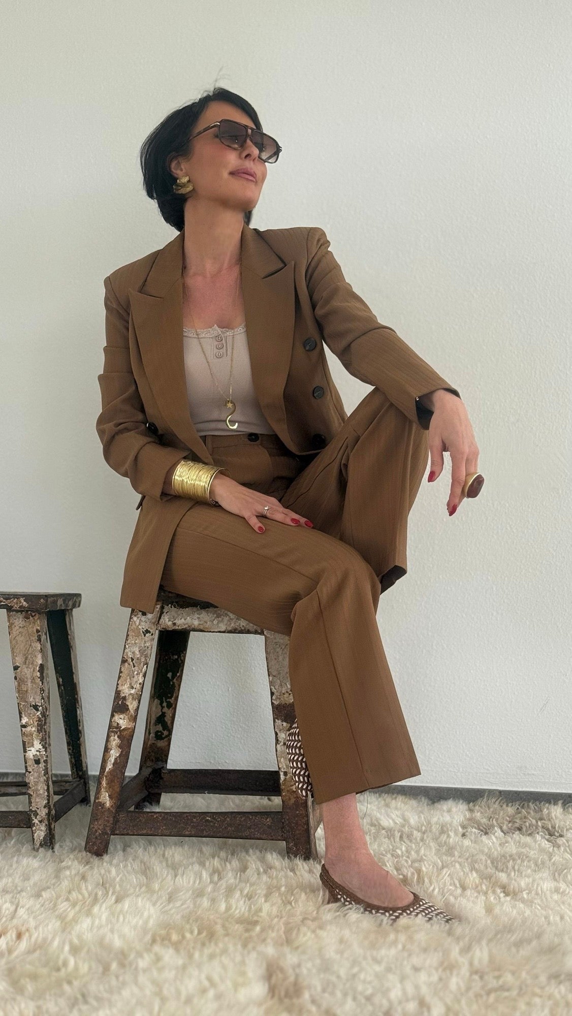 Pants Lise camel