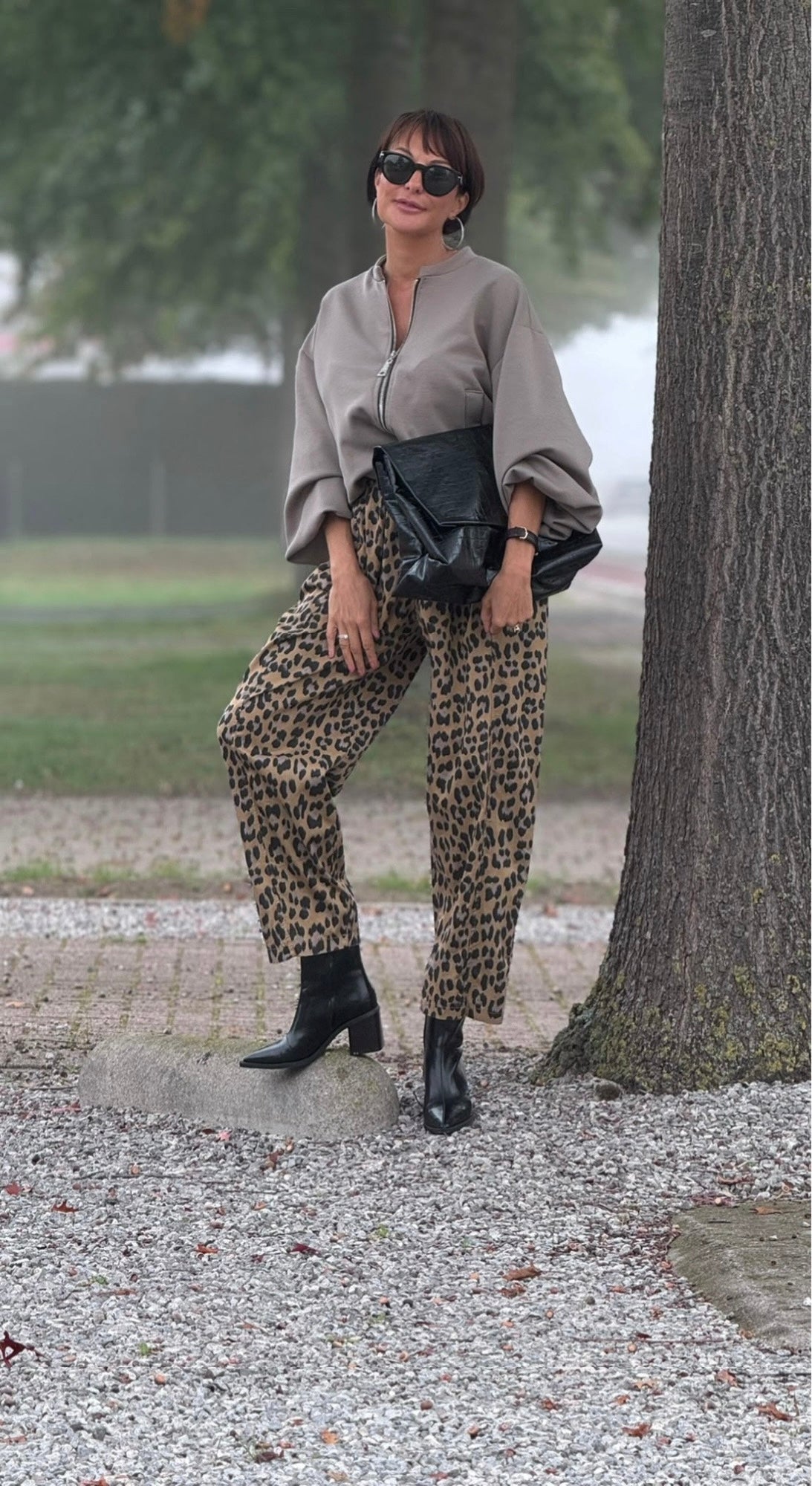 Jacket Donna bomber taupe