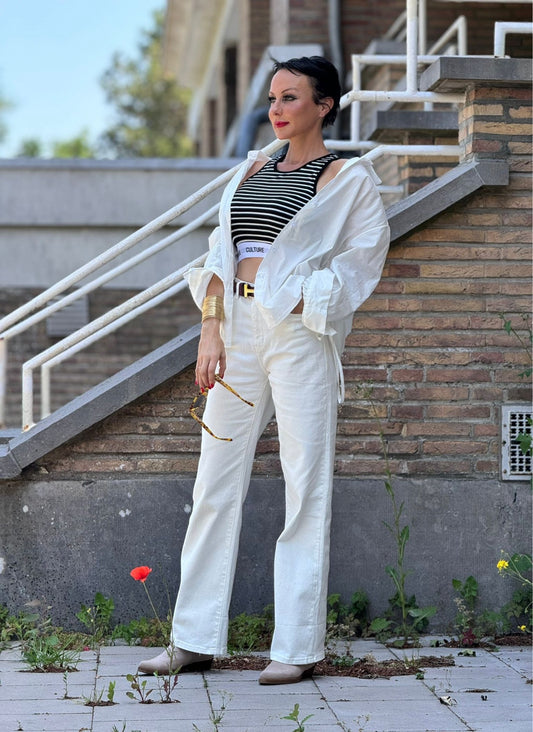 Blouse Ellis cotton white