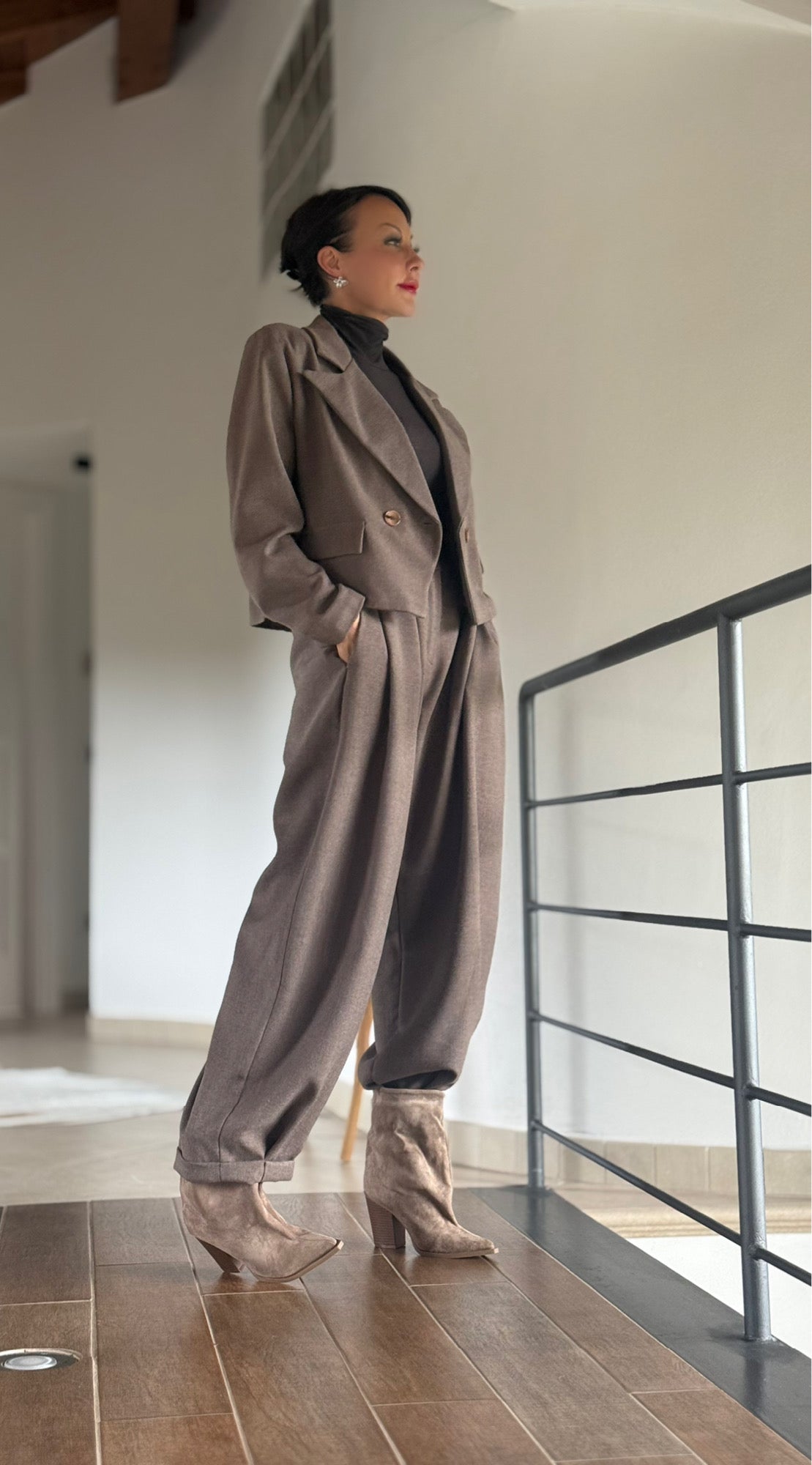 Longsleeve Zita choco