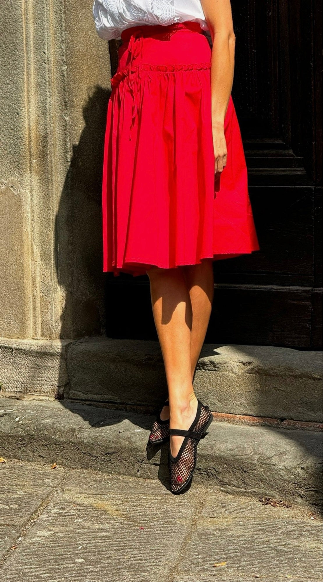 Skirt Ruby red