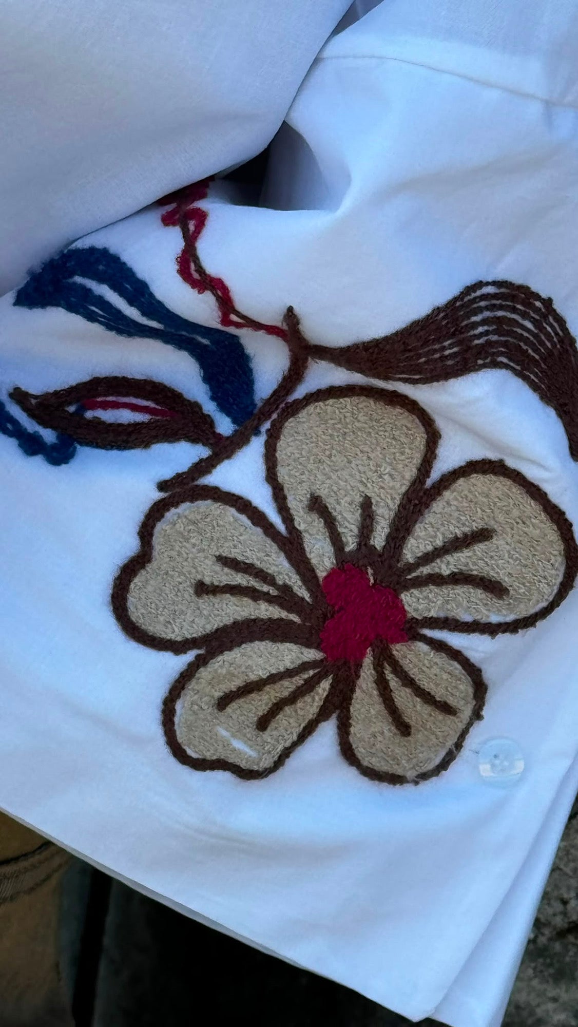 Blouse Lucca flowered arm