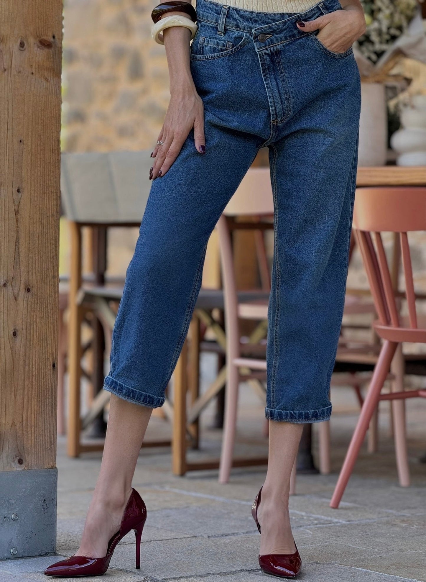 Jeans Capri d'automne