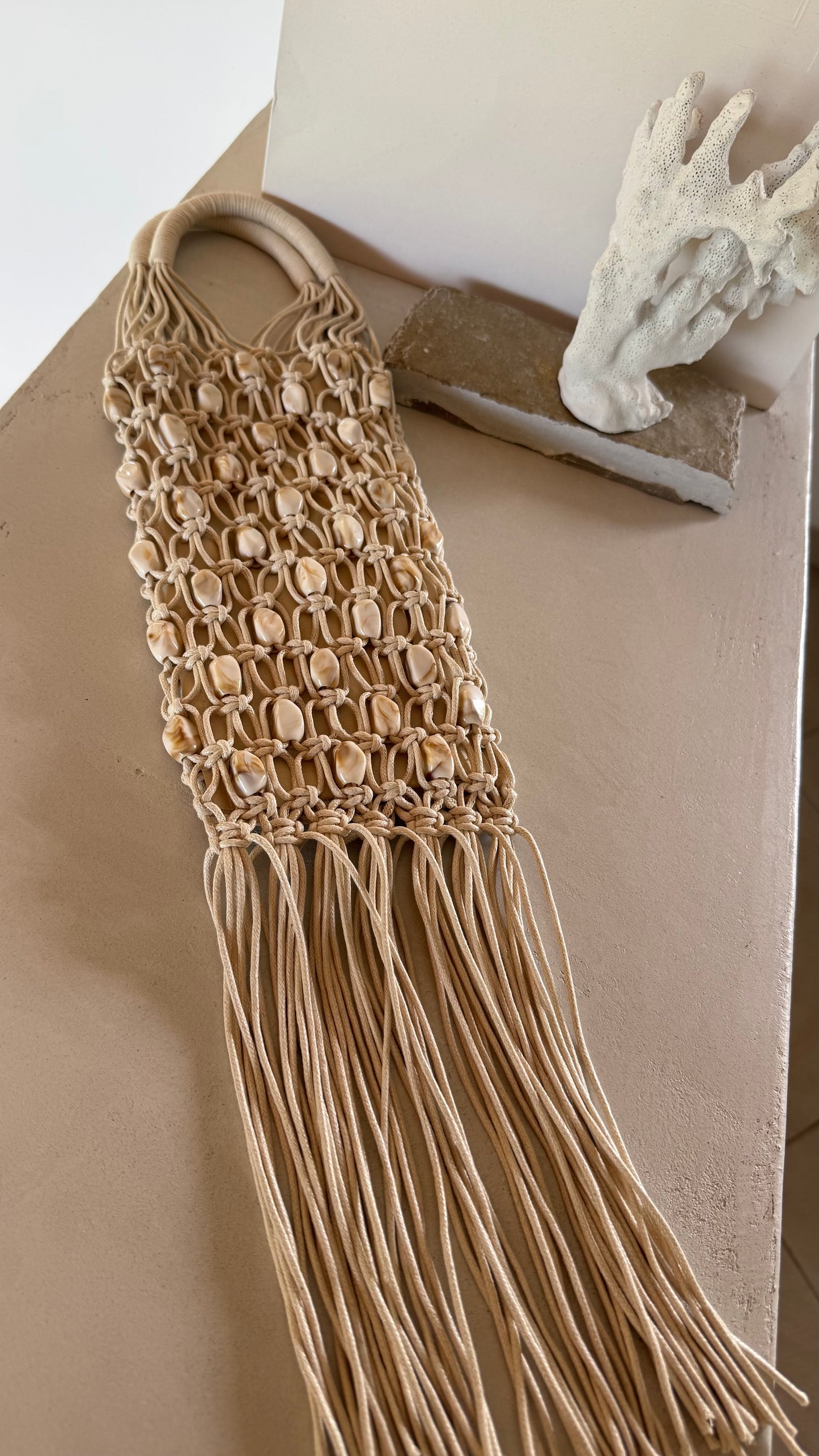 Bag Anna beads cream