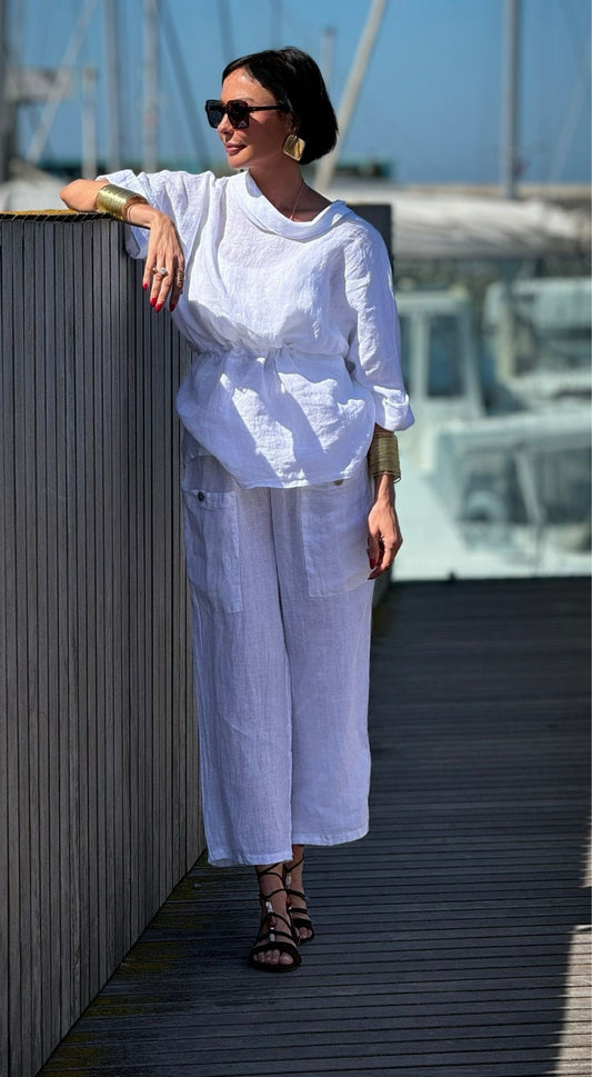 Pants Ina banane white