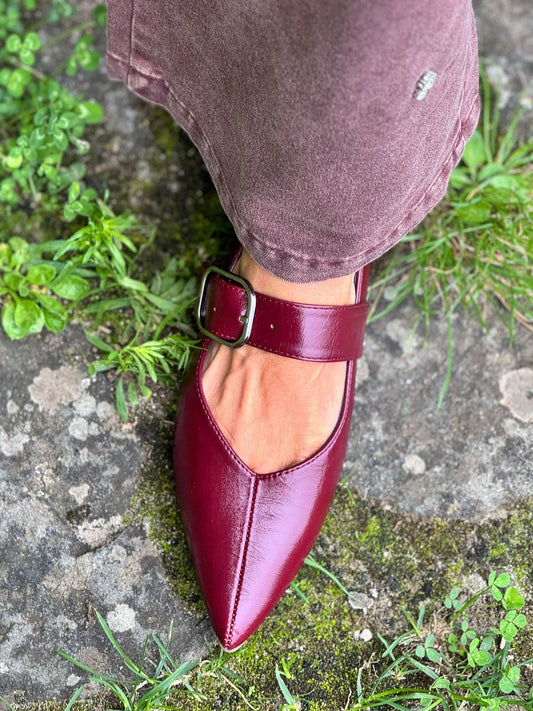 Ballerin Leave burgundy