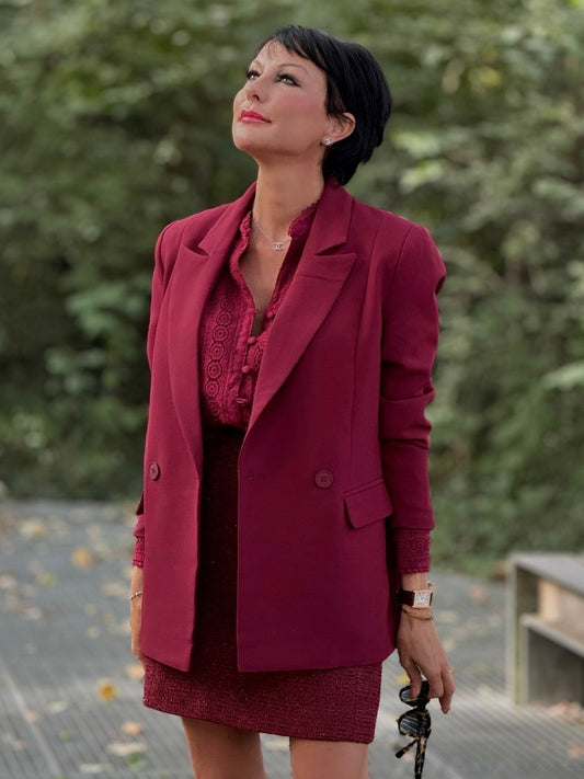Blazer Vivienne burgundy