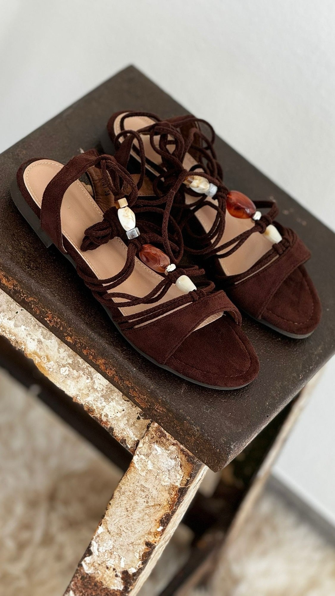 Sandale Myka pierre chocolat