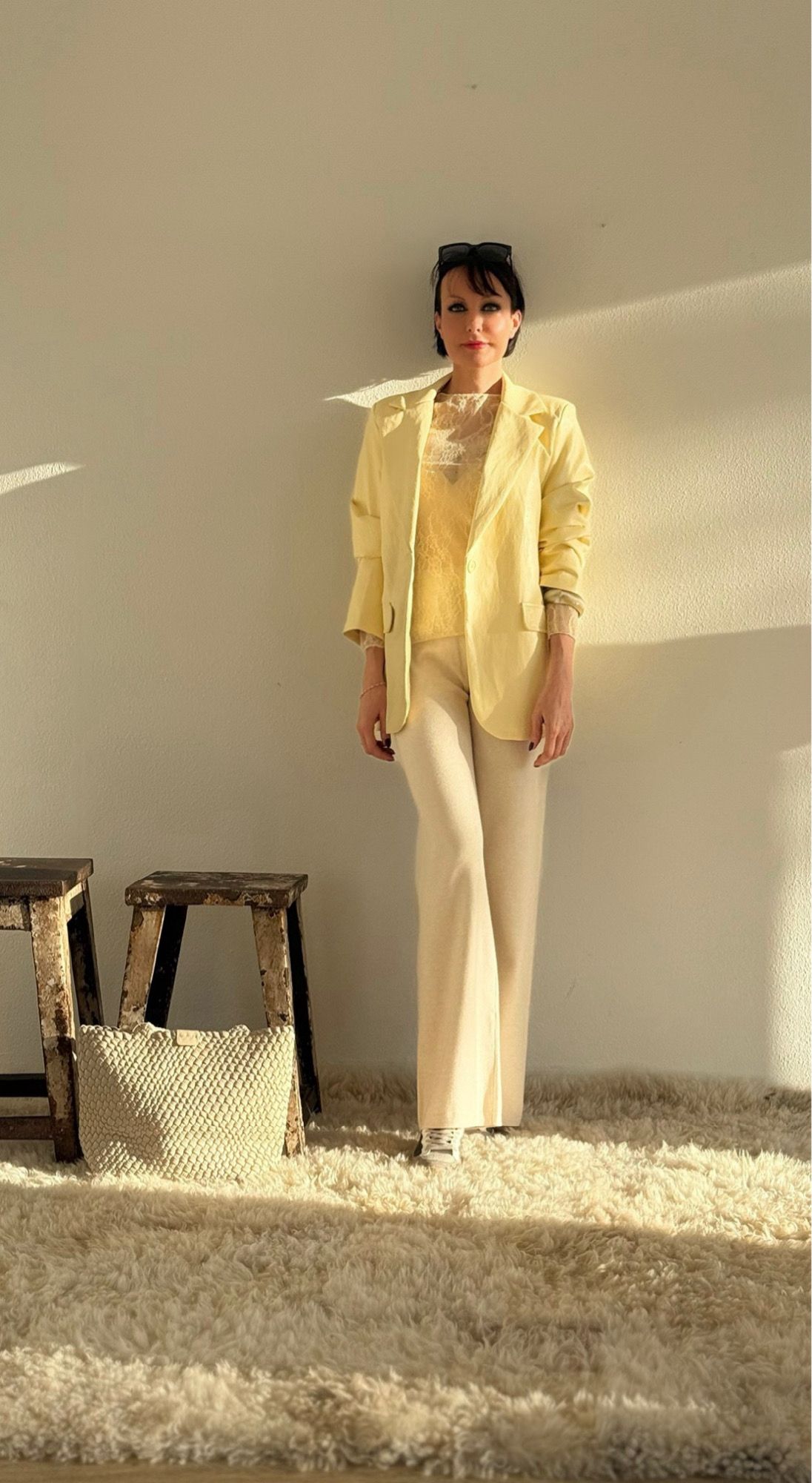 Top Blossom lace yellow