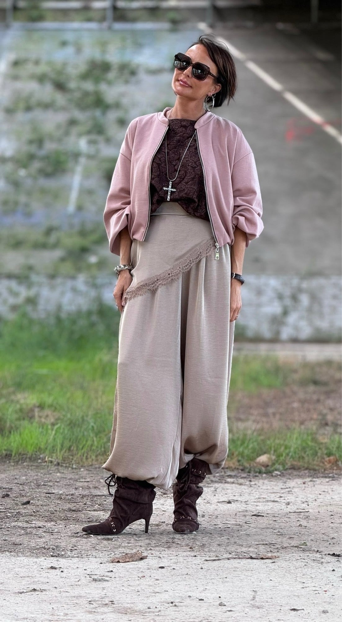 Pants Donna sand