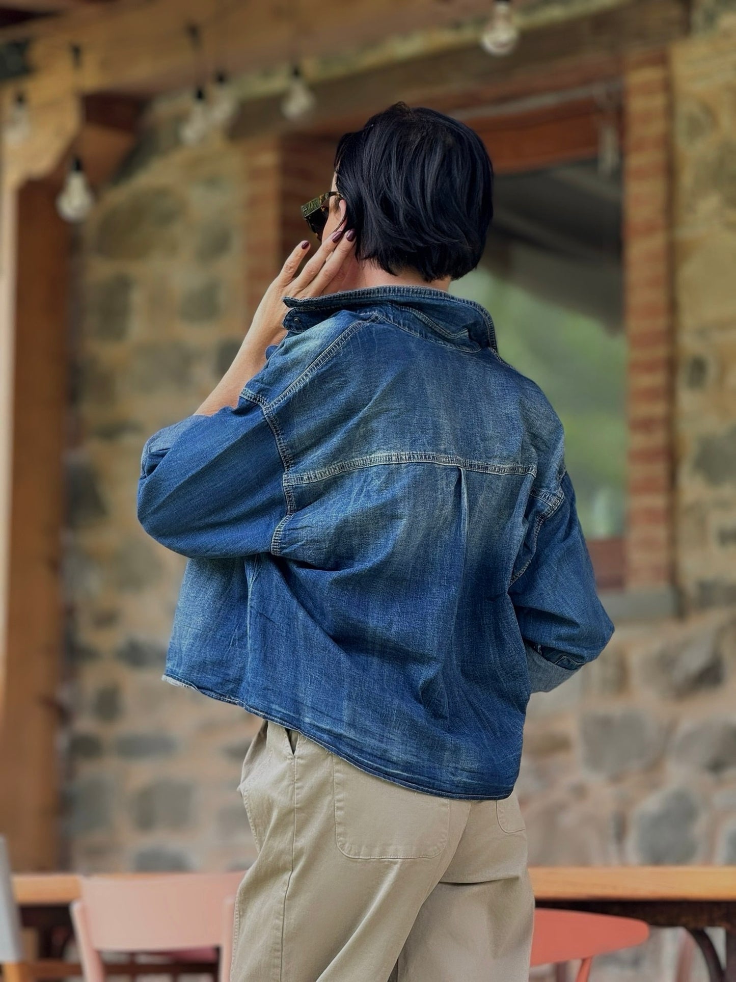 Veste en jean Sage