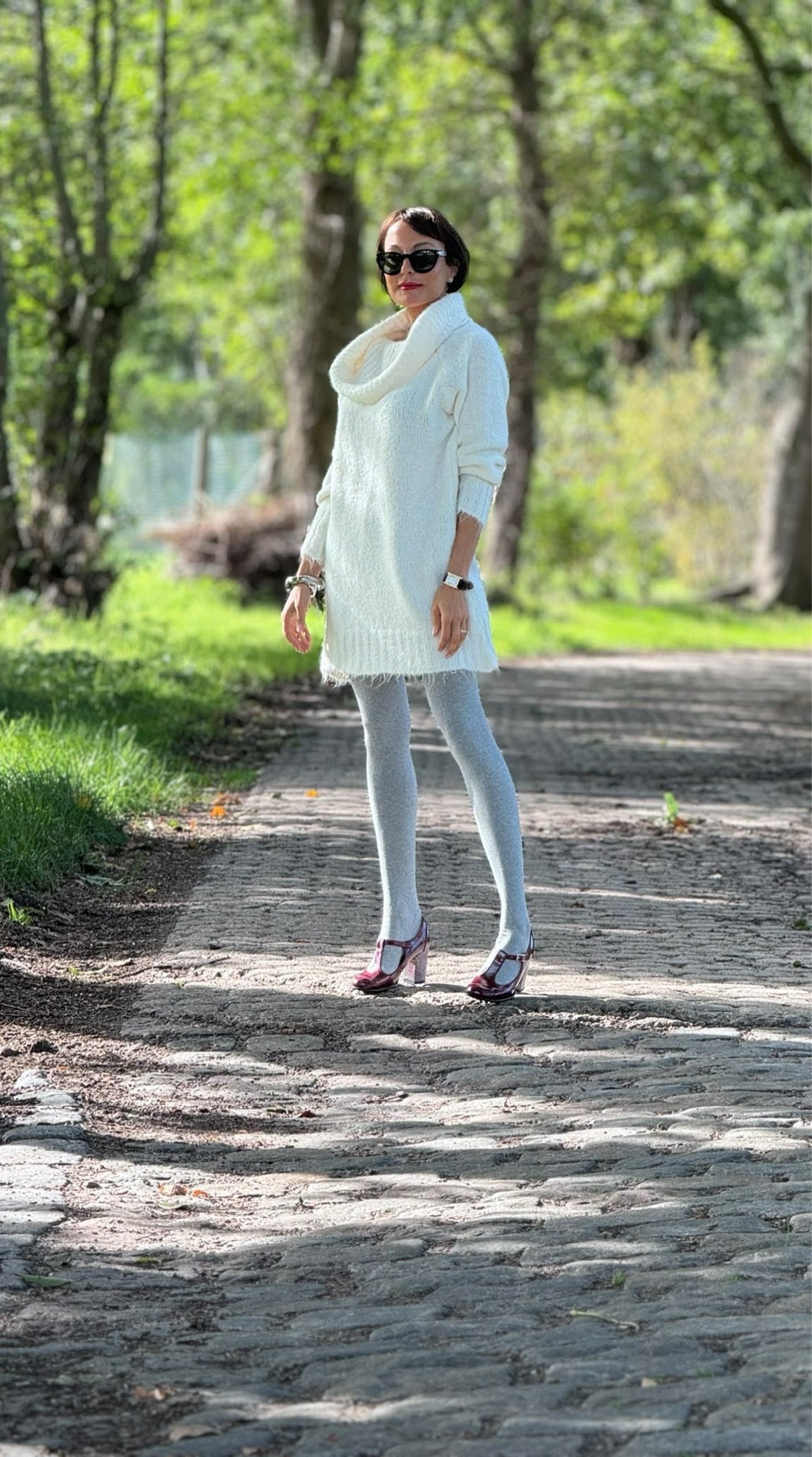 Dress pull Carlotta cream