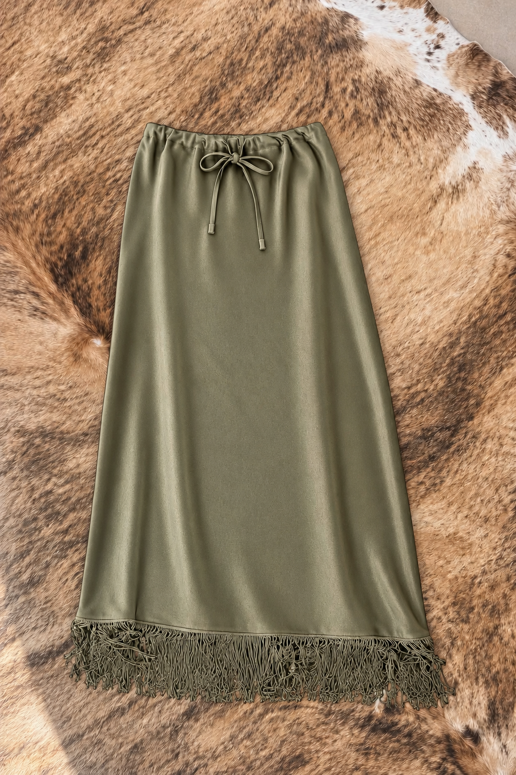 Skirt Isola fringes green