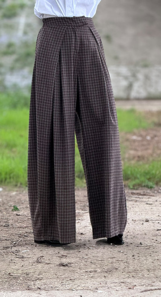 Pants Isola tartan choco