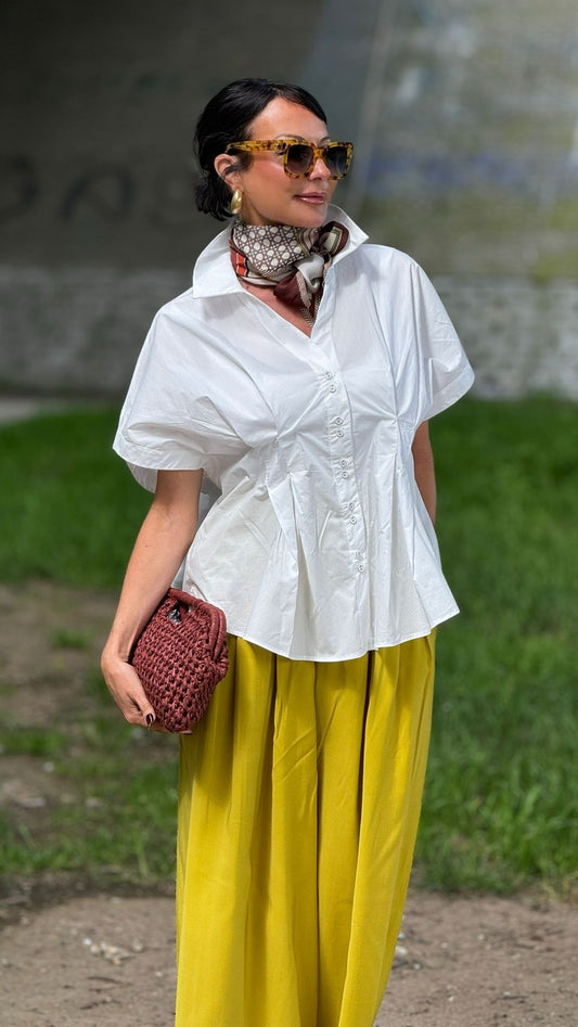 Blouse julia oversized white