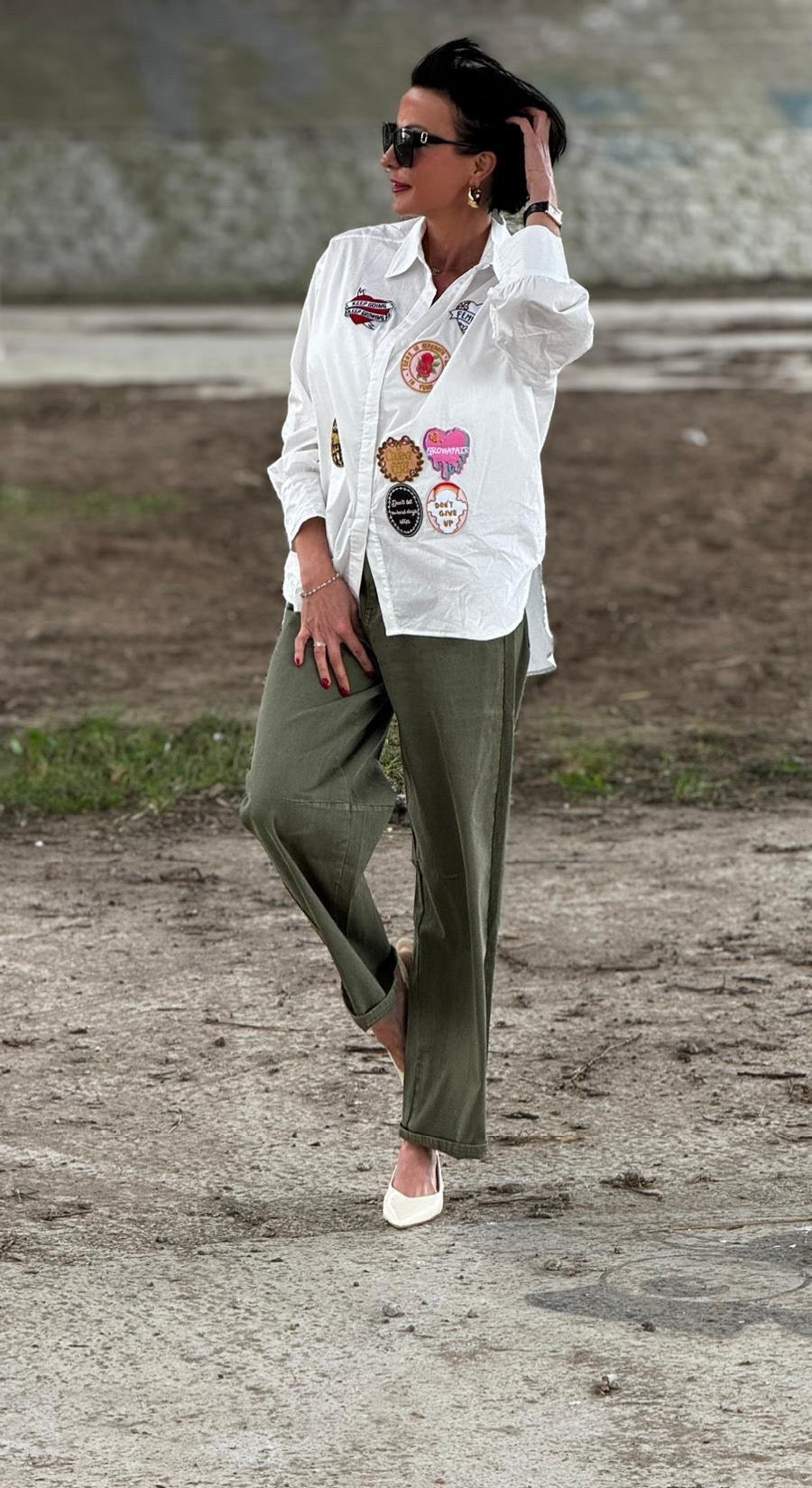 Blouse Leyla patched