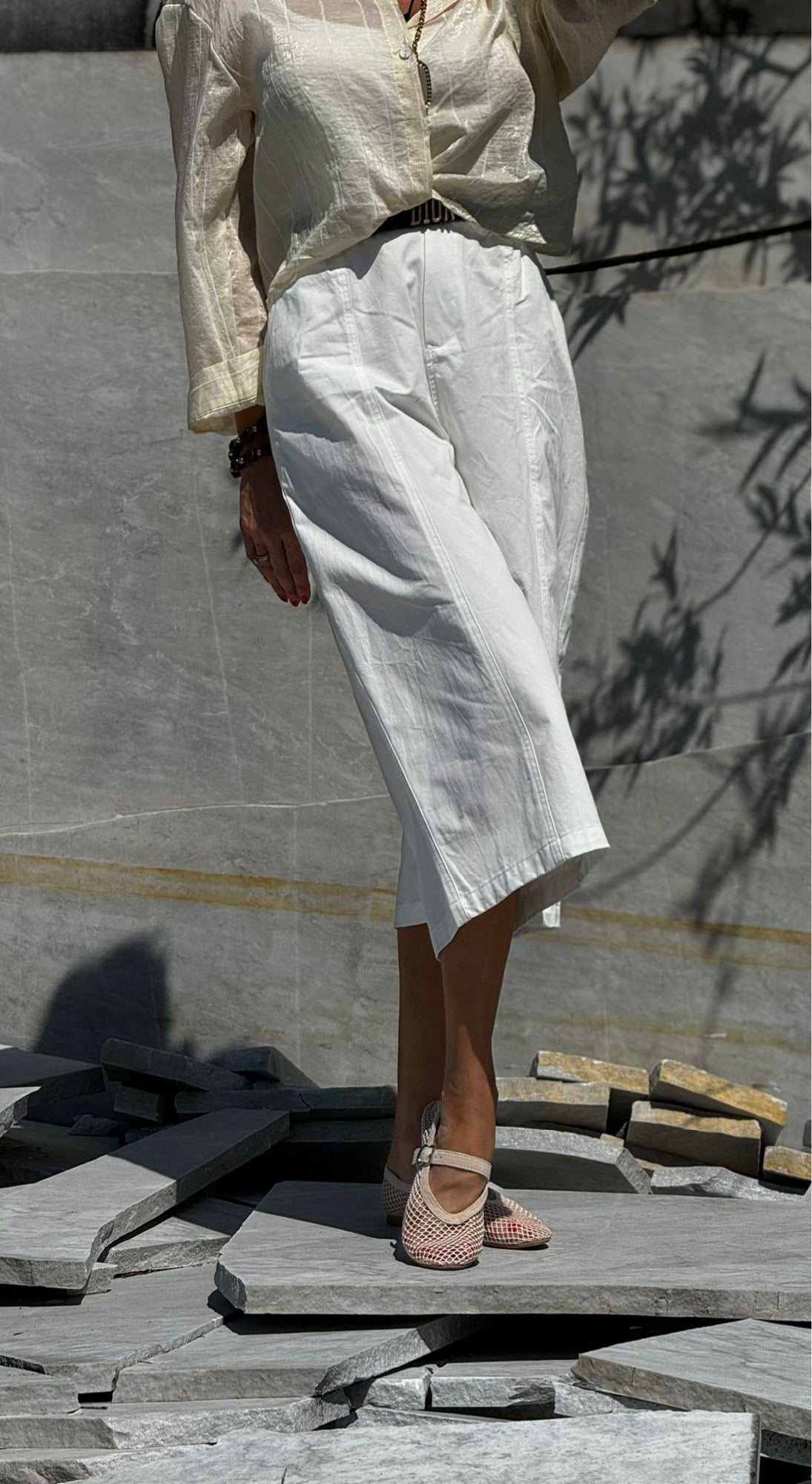 Pants capri white